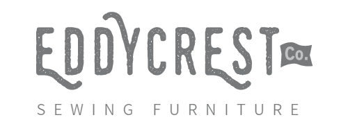 Eddycrest Sewing Room Furniture: Sewing Tables, Cabinets, Accessories & More. Made in Canada. 